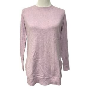 J. Crew NWT Wool Blend Tunic Sweater Lavender-Pink Womens Size XS
